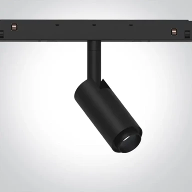 Prilagodljiv reflektor za magnetne šine, DM42140/B/W, 7 W, 48 V, IP20, Mini/Midi/Maxi/P&P, crna