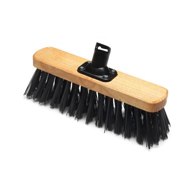 ADDIS Glava za metlu s grubim vlaknima od reciklirane plastike Varnished 32,5 cm