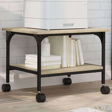 Stalak za pisač na 2 razine, 50x40x38 cm, sonoma hrast