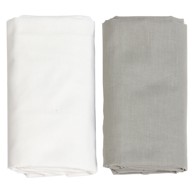 LAGEA Plahta, 120x60 cm, 2 kom, siva, bijela