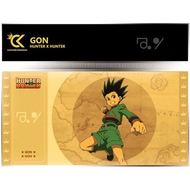 GOLDEN TICKET Kolekcionarska kartica Hunter x Hunter Gon
