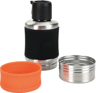 DOGS CREEK Putni set za hranu i vodu Carry, čelik, narančasta