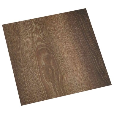 Samoljepljive PVC pločice za pod 30,5 x 30,5 cm, smeđe-crne, 20 kom