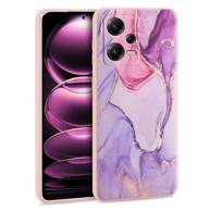 ONASI Silikonska maskica, Xiaomi Redmi Note 12s, Marmor, roza