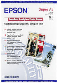 EPSON Foto papir PREMIUM SEMIGLOSS 3+, 20 kom.