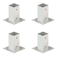 Sidra za stupove 4 kom od pocinčanog metala 71 mm