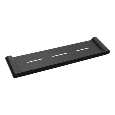 SAPHO Kupaonska polica Flori zidna mjedena, mat crna