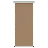 Balkonski bočni awning, 105 x 250 cm, 100% poliester, željezo i čelik, sivosmeđa