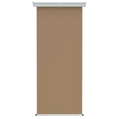 Balkonski bočni awning, 105 x 250 cm, 100% poliester, željezo i čelik, sivosmeđa