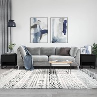 Stolići za kavu 2 kom crni 50x46x50 cm od konstruiranog drva