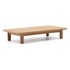 KAVE HOME Vrtni stol od masivne tikovine 70x140 cm Tirant