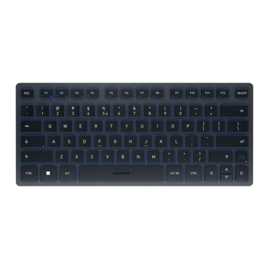CHERRY Tipkovnica KW 7100 MINI BT, US međunarodna QWERTY, plava