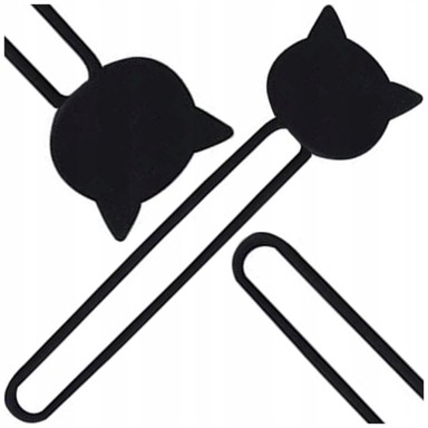HURTEL Silikonski organizator za MagSafe kabel, crni