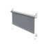 GARDINIA Svijetlo sive rolete 42, 5x150 cm Mini Termo
