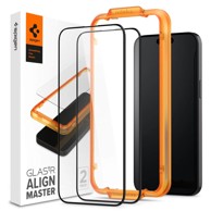 SPIGEN Glass TR Align Master zaštitno kaljeno staklo 2kom za iPhone 15 Pro, crno