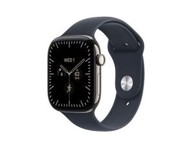 APPLE Pametni sat Watch Series 12, GPS + Cellular, 42 mm, kućište od prirodnog titana, tamnoplavi sportski remen M/L, MJGG4WF/A