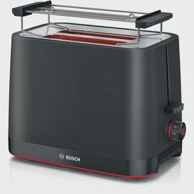 BOSCH Toster TAT3M123 Za 2 kriške 950W, crni