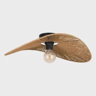 EGLO Plafonjera Siruela 31961, 1xE27, crna i papir smeđa