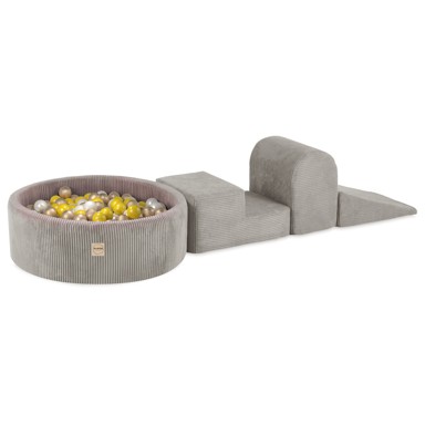 PLUSH NEST Mekani poligon, 4 elementa, bež