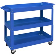 HOMESTAR Kolica za alat 3 razine 83x35,3x76 cm, plava