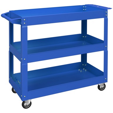 HOMESTAR Kolica za alat 3 razine 83x35,3x76 cm, plava