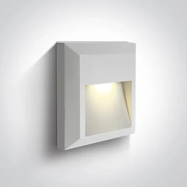Vanjska zidna LED svjetiljka, DM67388B/W/V, 2 W, CCT, Dark Light, IP65, bijela