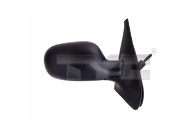 TYC Retrovizor Renault Clio 98-05, crni, lijevi, 01-, unutarnje podešavanje, asferičan