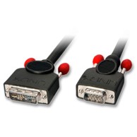 LINDY Kabel VGA DVI-A na HD-15, 3 m, crni