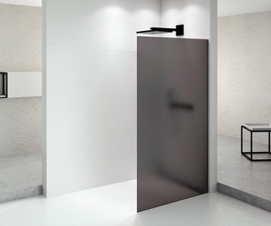 POLYSAN Tuš paravan ARCHITEX, 762 mm, dimljeno staklo, Antidrop, crna mat