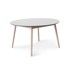 HAMMEL FURNITURE Okrugli proširiv blagovaonski stol s dodatnom pločom s bijelom pločom stola ø 135 cm Meza 