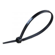 Vezica s patentnim zatvaračem, 3,5 x 250 mm, 100 kom, crna