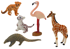 Set figura: žirafa, flamingo, slon i tigar