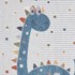 THINK RUGS Plavi/svijetlo sivi dječji tepih 120x170 cm Vida Kids Dinosaur