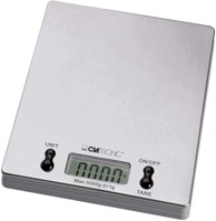 CLATRONIC Digitalna kuhinjska vaga, inox, 5 kg, preciznost 1 g