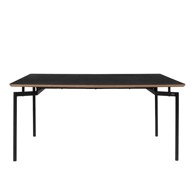 STØRAA Crni blagovaonski stol 90x160 cm Alto 