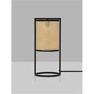 NOVA LUCE Stolna lampa Erto, E27, 12W, crna
