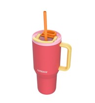 Kambukka Rio Tumbler, termos čaša s teleskopskom slamkom, 950 ml, pink papaya