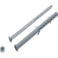 LUX TOOLS Plastična tipla FI 10 s vijkom