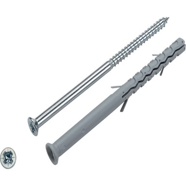 LUX TOOLS Plastična tipla FI 10 s vijkom