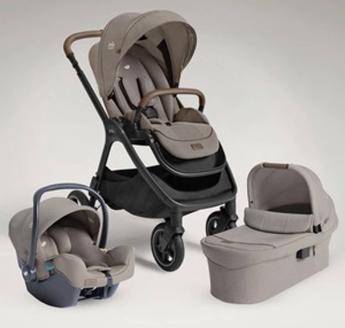 JOIE Komplet kolica Finiti Trio 3 u 1 + košara Ramble XL + autosjedalica i-Snug 2, Maple