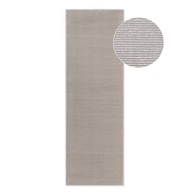 ELLE DECORATION Siva/krem staza 80x240 cm Perles Dolomite 
