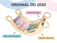 ELIS DESIGN Ljuljačka Duga 5u1 natur Montessori