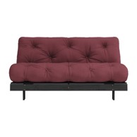 KARUP DESIGN Bordo sklopiva sofa 160 cm Roots Black Night, 160x105x85 cm
