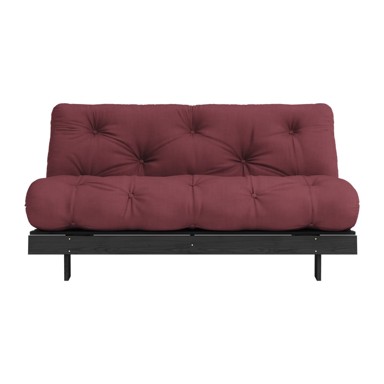 KARUP DESIGN Bordo sklopiva sofa 160 cm Roots Black Night, 160x105x85 cm