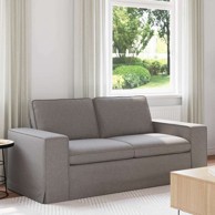 Sofa metalna 182 x 80 x 82 cm, sivo-smeđa