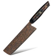 Damaskasti kuhinjski nož Ku-37388 Nakiri Kp37388, crni i smeđi