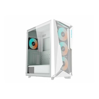 GIGABYTE Kućište C301 Glass V2, Mid Tower, bijelo