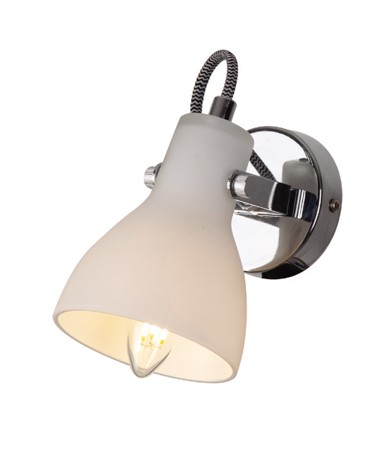 Dekorativna zidna rasvjeta W10142-1, 1xE14, krom