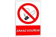 EURO TOOLS Sigurnosna tablica No Smoking, A4, plastična