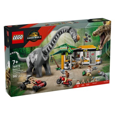LEGO Jurassic World Potraga za raptorom i titanosaurom 76973 